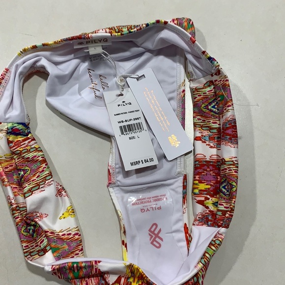 NEW‎ PILYQ Summer Patara Fanned Bikini Bottom Sz L - Picture 6 of 7